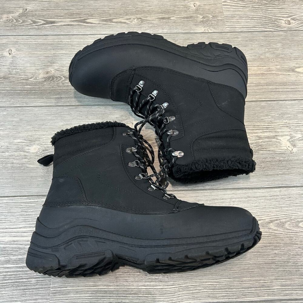 All In Motion Blaise Snow Boots Black 12 NWT - Picture 3 of 5